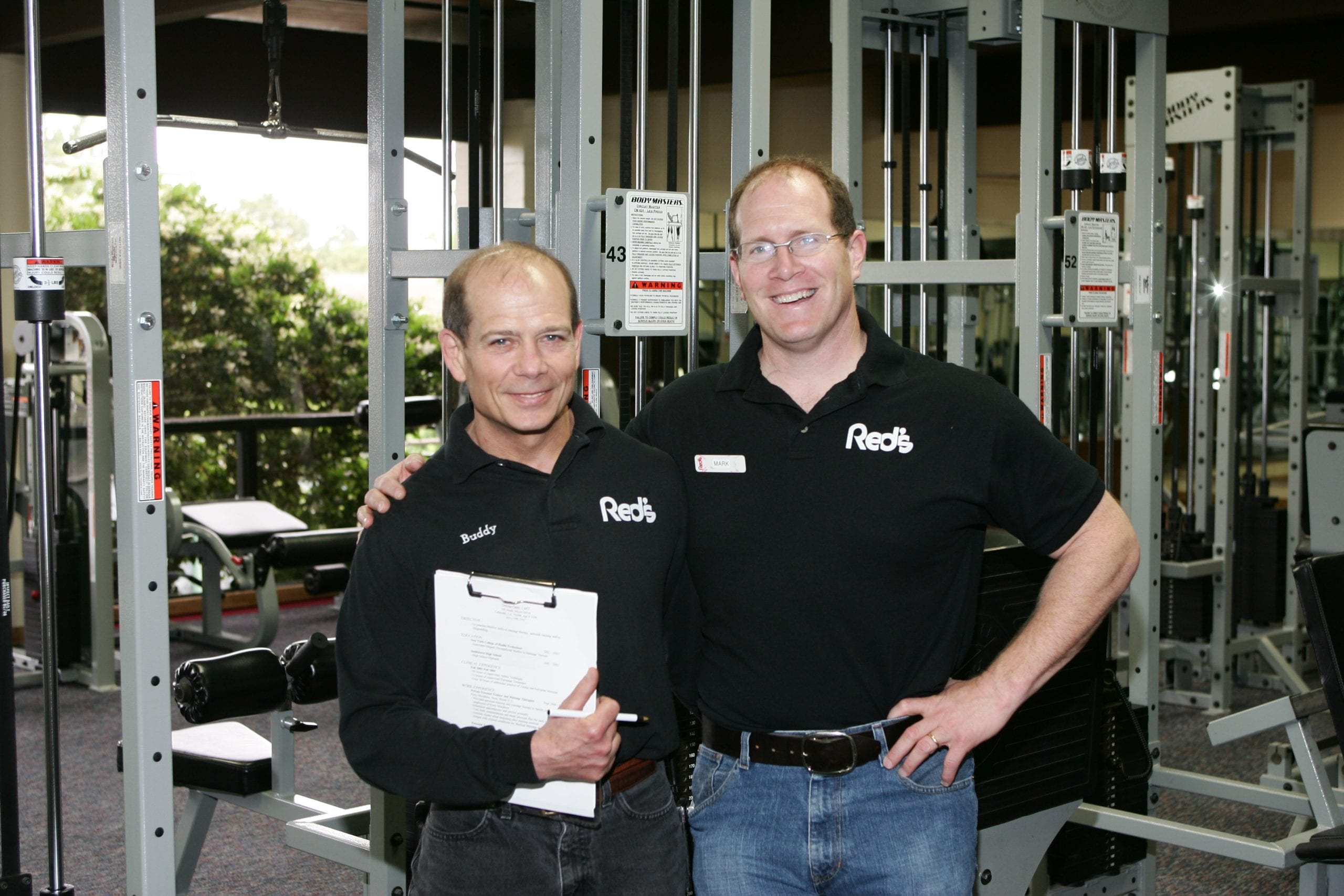 Buddy & Mark, Fitness Directors of Red's in Lafayette, La