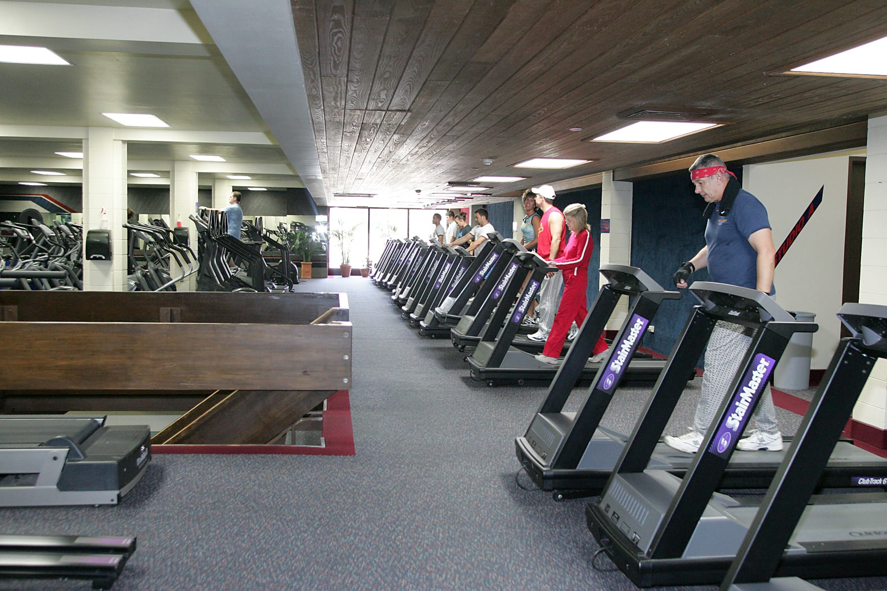 Cardio equipment area in Red's in Lafayette, La