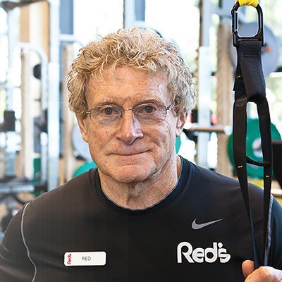 Red Lerille in MIT workout facility at Red's in Lafayette, LA.