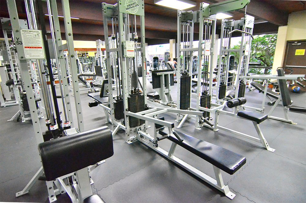 Youth, family fitness workout gym at Red's in Lafayette, LA.