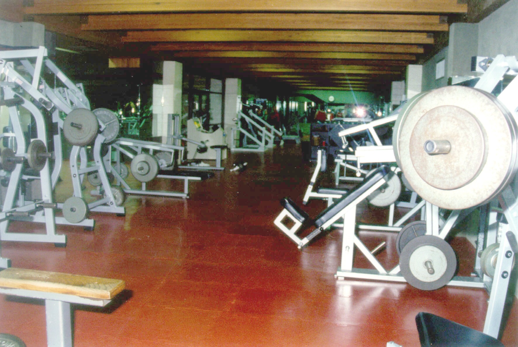 Co-ed fitness workout facility at Red's in Lafayette, La