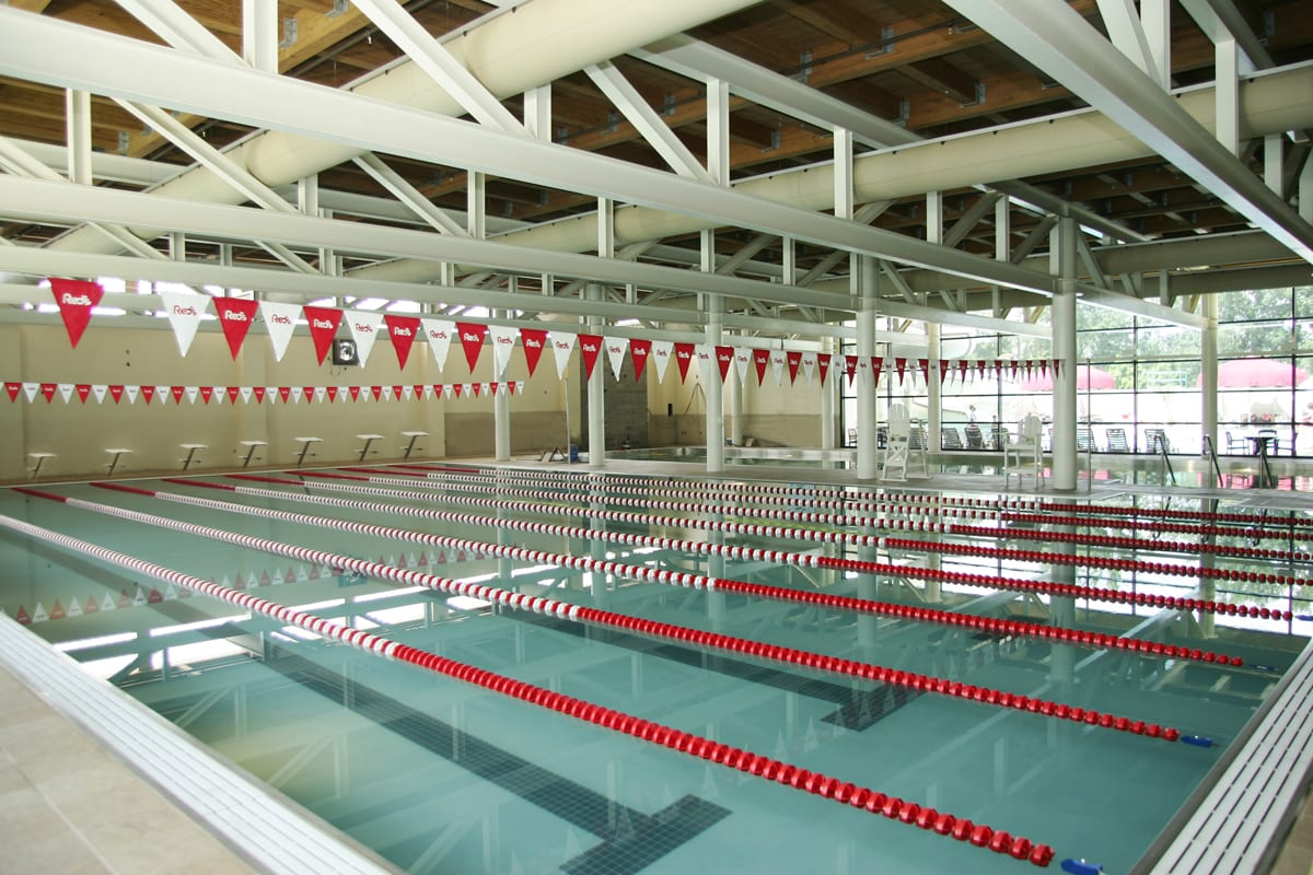 Indoor pool facility in Red's in Lafayette, La