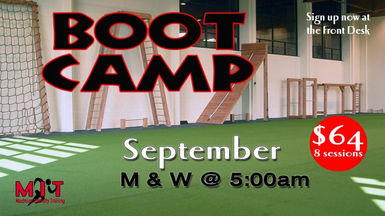 Boot Camp sign