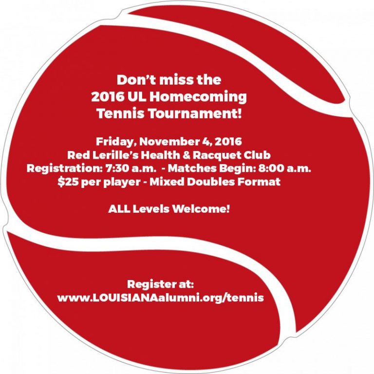 2016 UL Homecoming Tennis Tournament