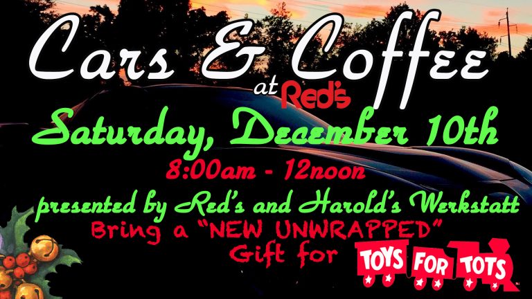 Cars & Coffee at Red Lerille's Health & Racquet Club in Lafayette, LA.