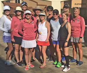 Tennis Team at Sectionals 2017