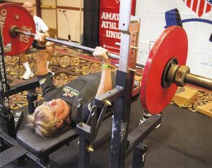 Robert Bienvenu, bench press