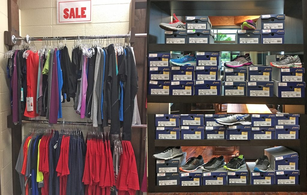 Pro Shop items on sale.