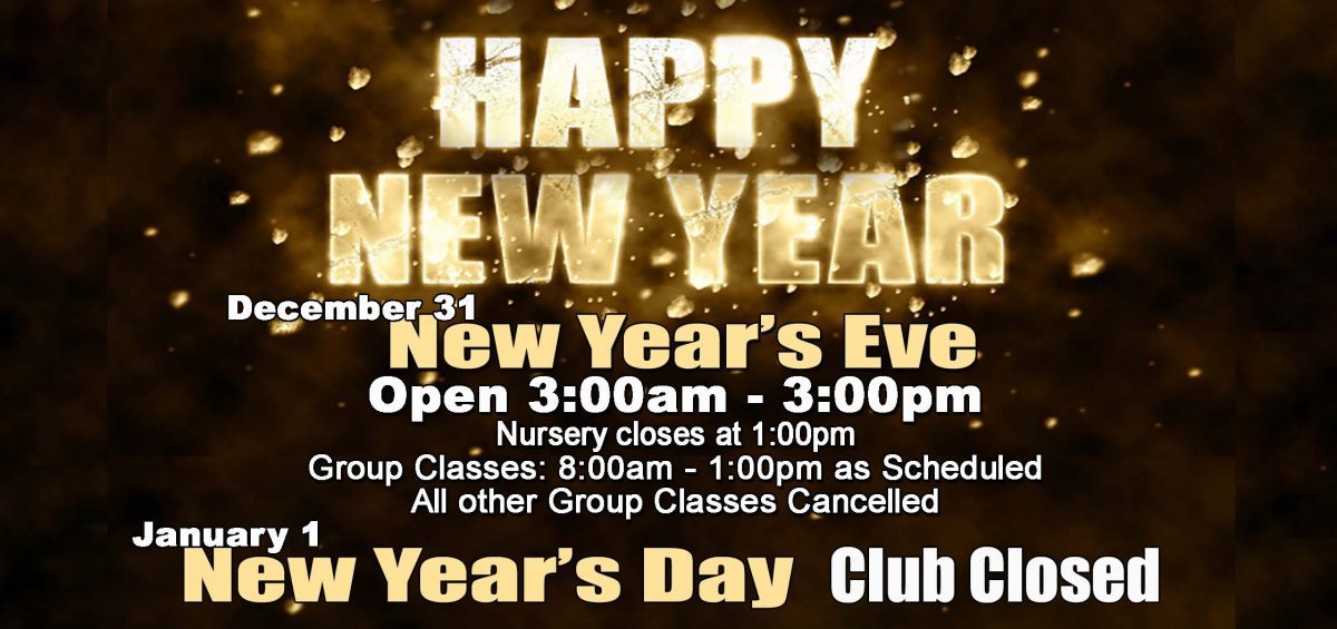 2022 New Year's Schedule at Red's