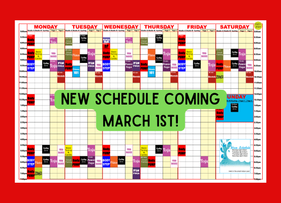 GROUP FITNESS NEW SCHED