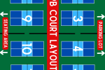 PICKLEBALL COURT LAYOUT